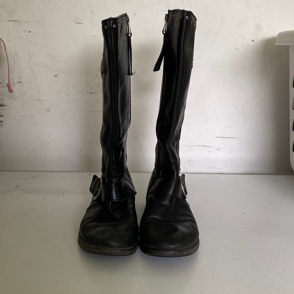 Harley-Davidson® Women's Sapphire 13-Inch Double Buckle Motorcycle Boots.